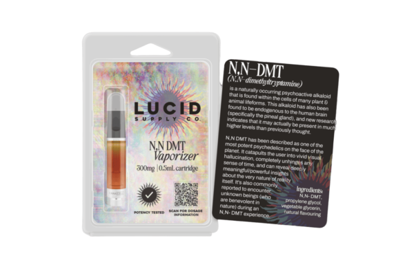 Lucid Supply Co. – N, N- DMT Vaporizer – 300mg:0.5mL Cartridge